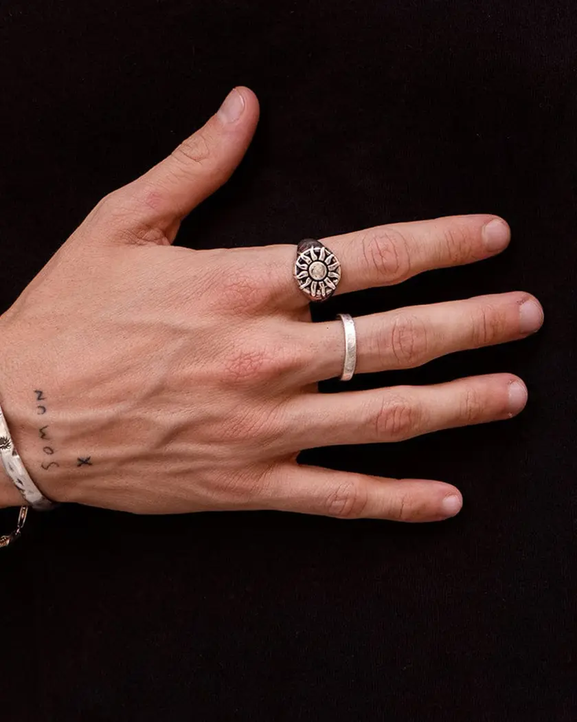 Organic Sun Ring Plata 3 Organic Sun Ring Plata - Image 3