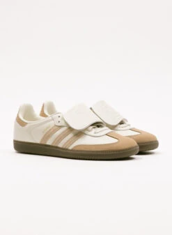 Adidas Originals Samba LT W – Cream White / Warm Sandstone / Gold Metallic -Grail Shop image 305