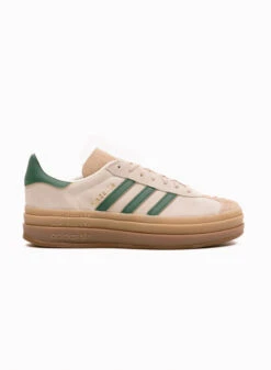 Adidas Originals Gazelle Bold W – Cream White / Collegiate Green / Magic Beige