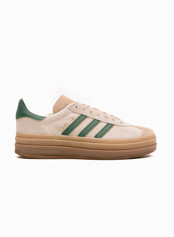 Adidas Originals Gazelle Bold W – Cream White / Collegiate Green / Magic Beige 1 Adidas Originals Gazelle Bold W – Cream White / Collegiate Green / Magic Beige