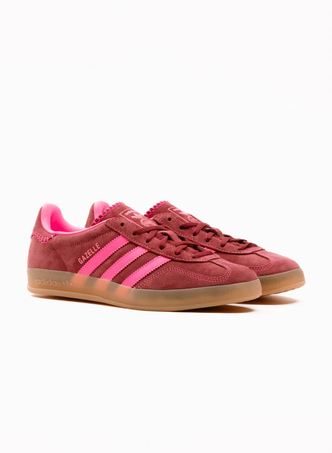 Adidas Originals Gazelle Indoor Lucid Pink / Noble Maroon / Lucid Pink 4 Adidas Originals Gazelle Indoor Lucid Pink / Noble Maroon / Lucid Pink - Image 4