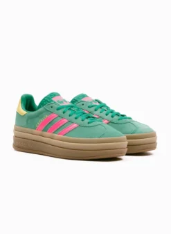 Adidas Originals Gazelle Bold W – Court Green / Lucid Pink / Pure Sulfur 14 Adidas Originals Gazelle Bold W – Court Green / Lucid Pink / Pure Sulfur -Grail Shop image 613
