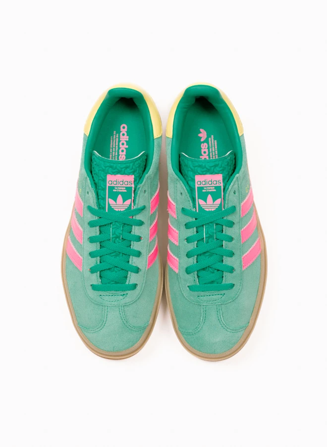 Adidas Originals Gazelle Bold W – Court Green / Lucid Pink / Pure Sulfur 7 Adidas Originals Gazelle Bold W – Court Green / Lucid Pink / Pure Sulfur - Image 7