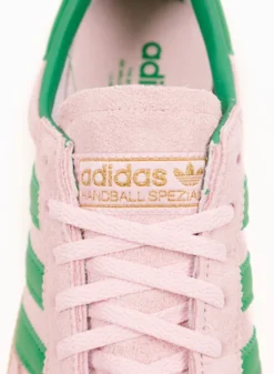 Adidas Originals Handball Spezial W Clear Pink / Green / Gold Metallic -Grail Shop image 673
